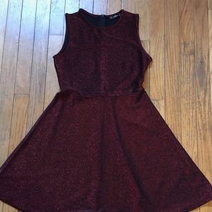 Red Sparkly Dress for a Night Out